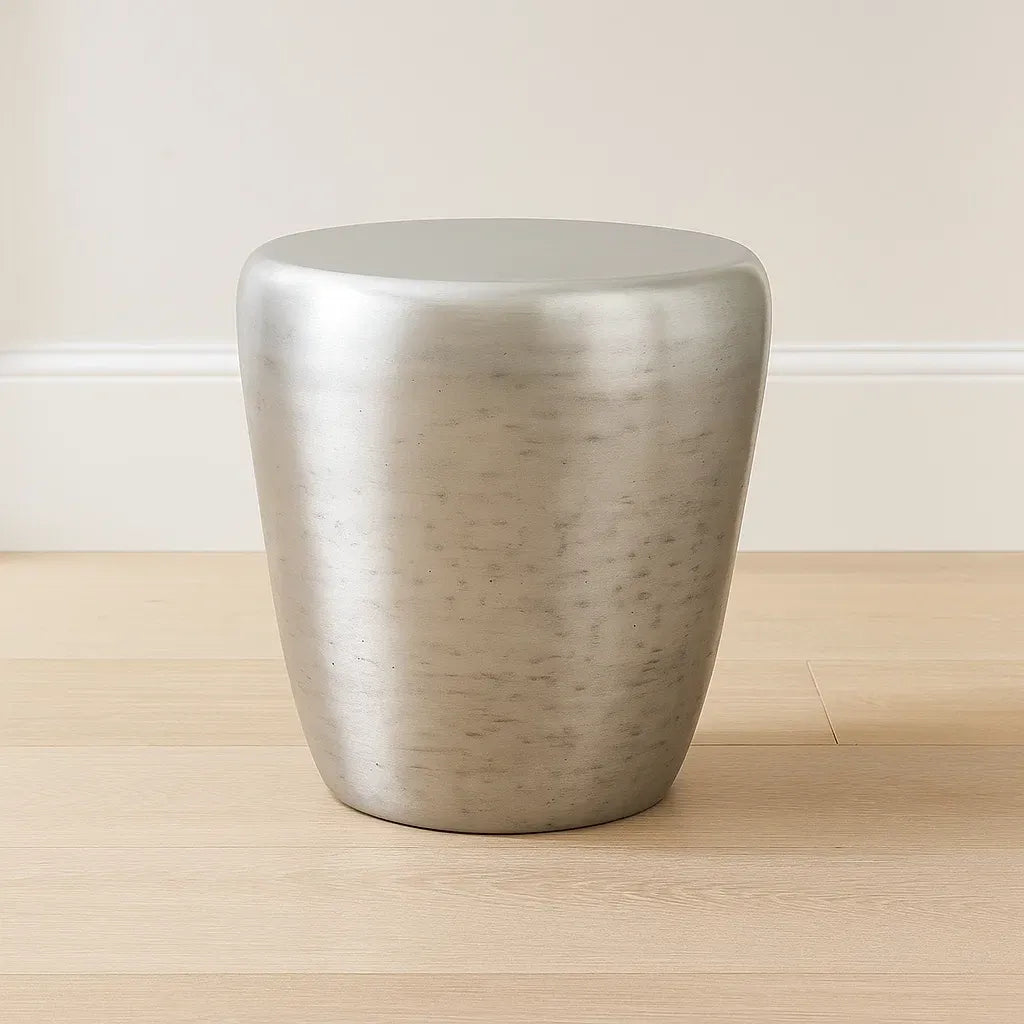 Bouts de canapés ronds en aluminium