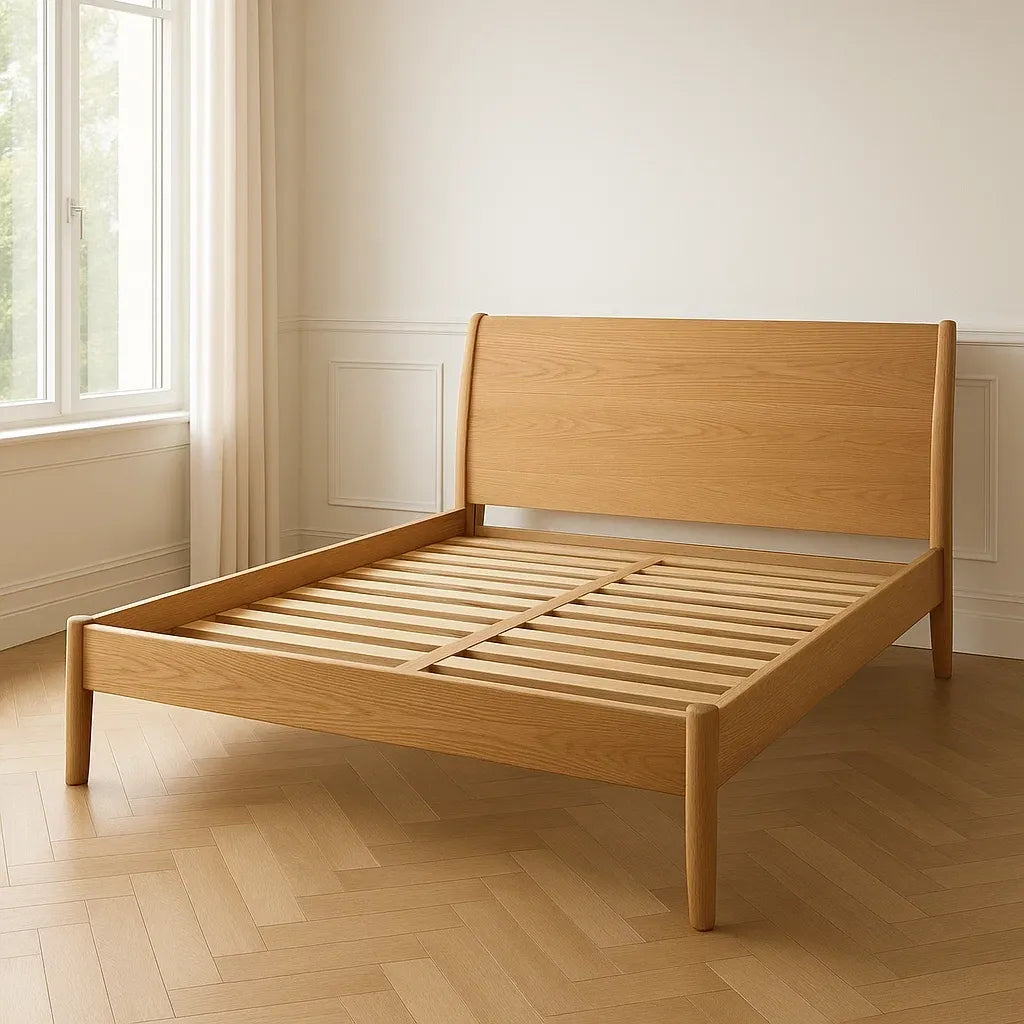 Lit double en chêne massif 210x170x90 cm