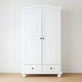 Armoire 2 portes en bois MDF blanche