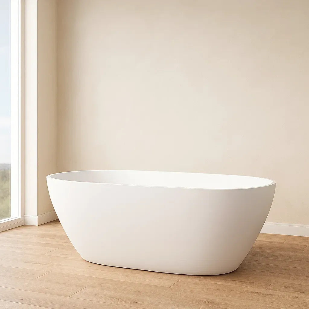 Baignoire en acrylique blanche 170x80x60 cm